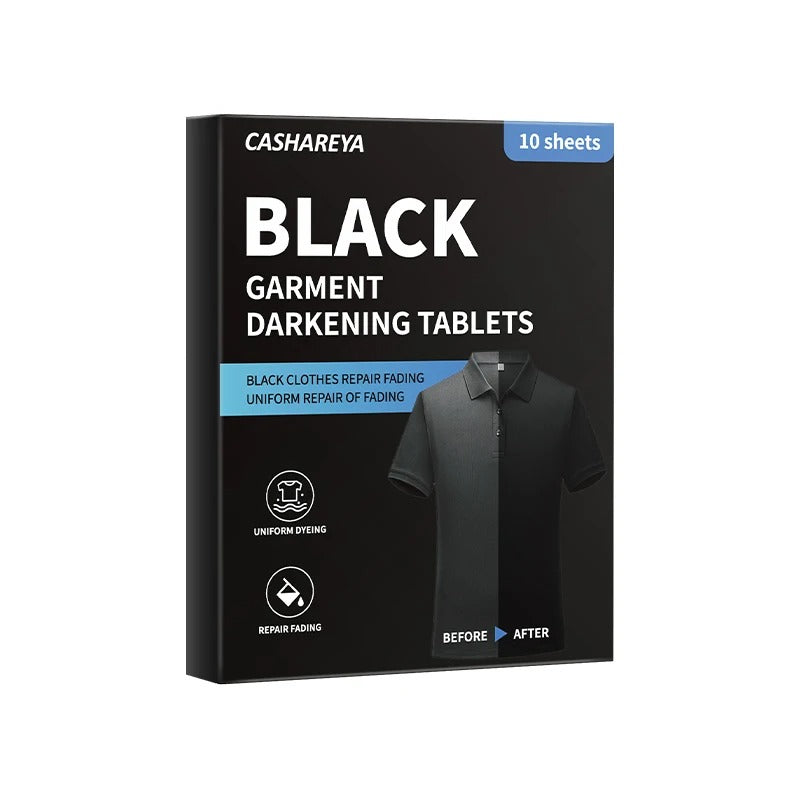 Black faded clothes restoring sheets