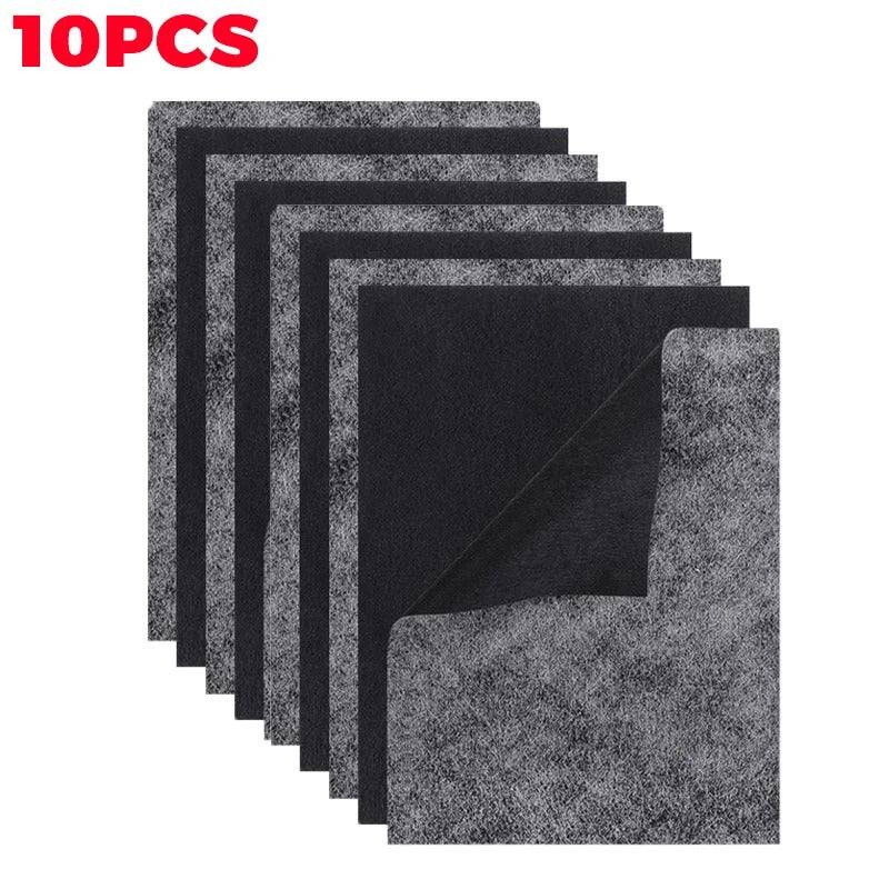 Black faded clothes restoring sheets