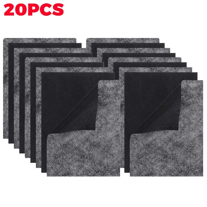 Black faded clothes restoring sheets